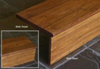Bamboo Flooring Stair Tread & Riser: Fossilized Java